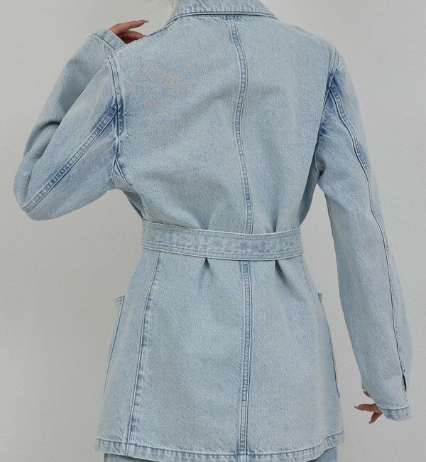  「【PEAS】【セットアップ対応】デニムブレザー」|デニムジャケット|