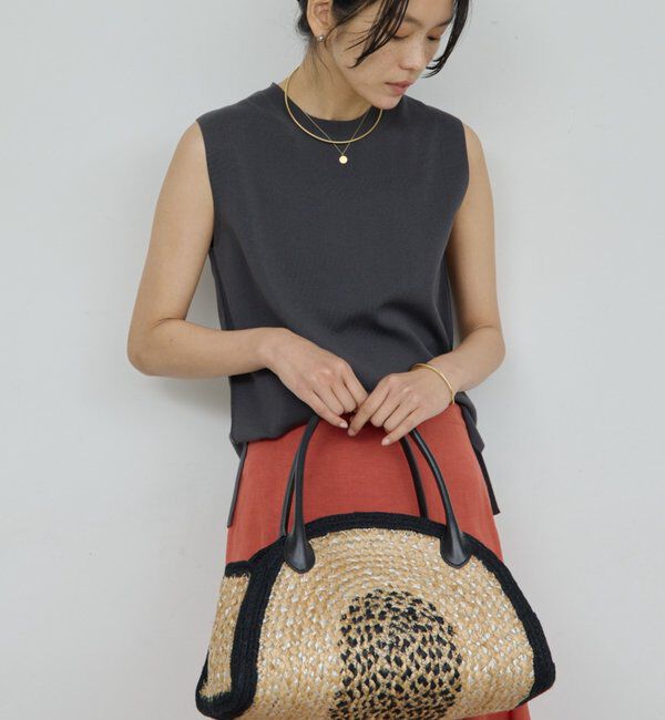  「 【Jhuri Shate】ハーフサークルバッグ/L」|トートバッグ|