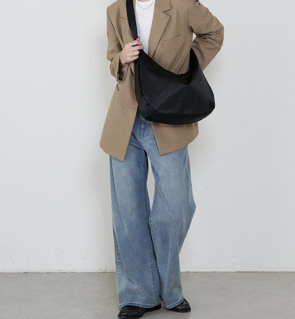  「クラウズナイロンラウンドビッグショルダーバッグ」|ショルダー・メッセンジャー|