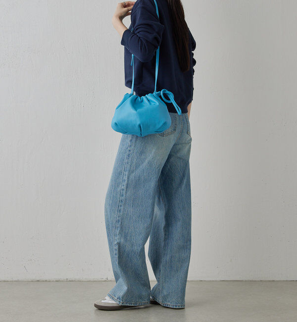  「レザー巾着4WAYショルダーバッグ」|ショルダー・メッセンジャー|