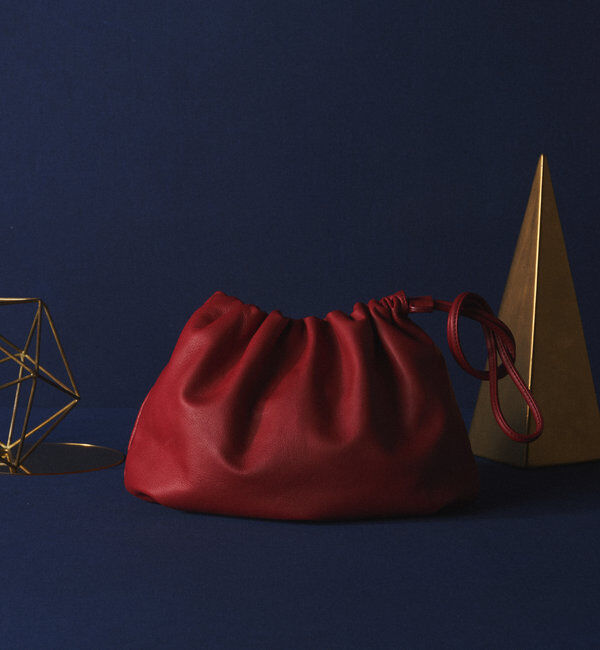  「レザー巾着4WAYショルダーバッグ」|ショルダー・メッセンジャー|