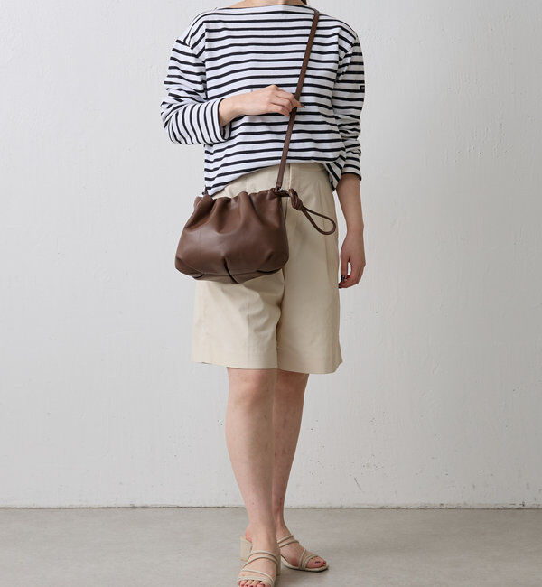  「レザー巾着4WAYショルダーバッグ」|ショルダー・メッセンジャー|