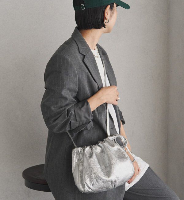  「レザー巾着4WAYショルダーバッグ」|ショルダー・メッセンジャー|