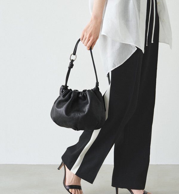  「レザー巾着4WAYショルダーバッグ」|ショルダー・メッセンジャー|