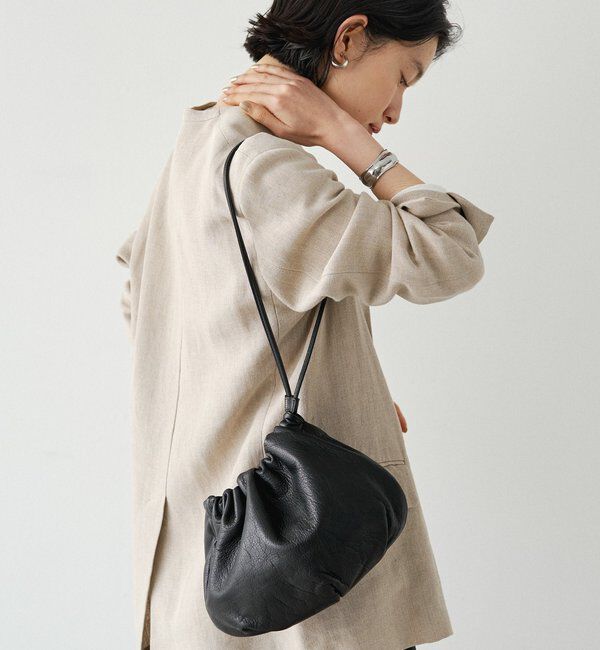  「レザー巾着4WAYショルダーバッグ」|ショルダー・メッセンジャー|
