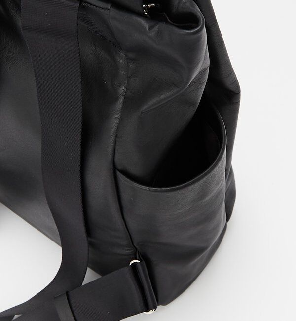  「レザー2ハンドルリュックサック」|リュック|