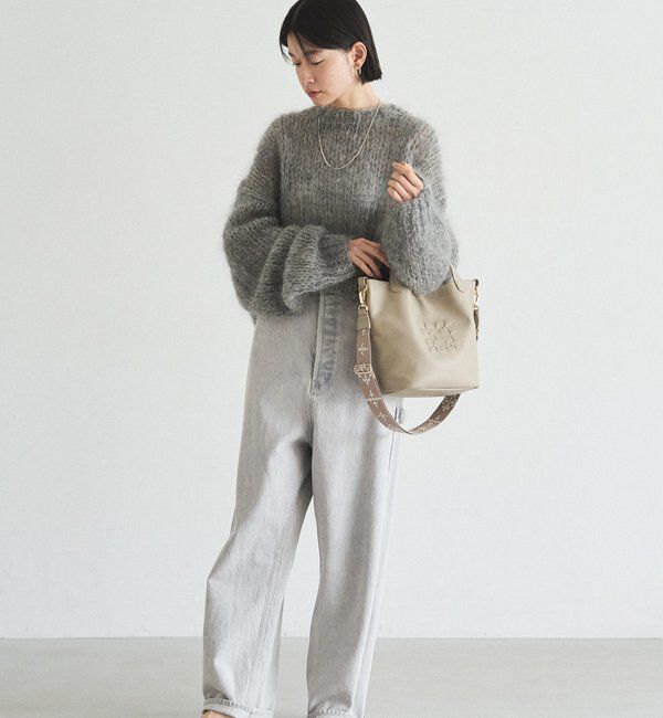  「エンボスモノグラム2WAYタウントートバッグ」|トートバッグ|