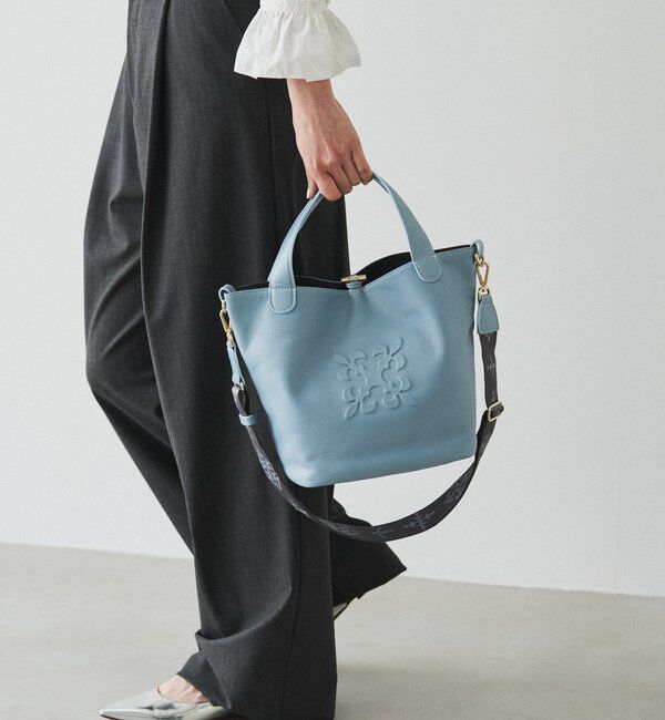  「エンボスモノグラム2WAYタウントートバッグ」|トートバッグ|