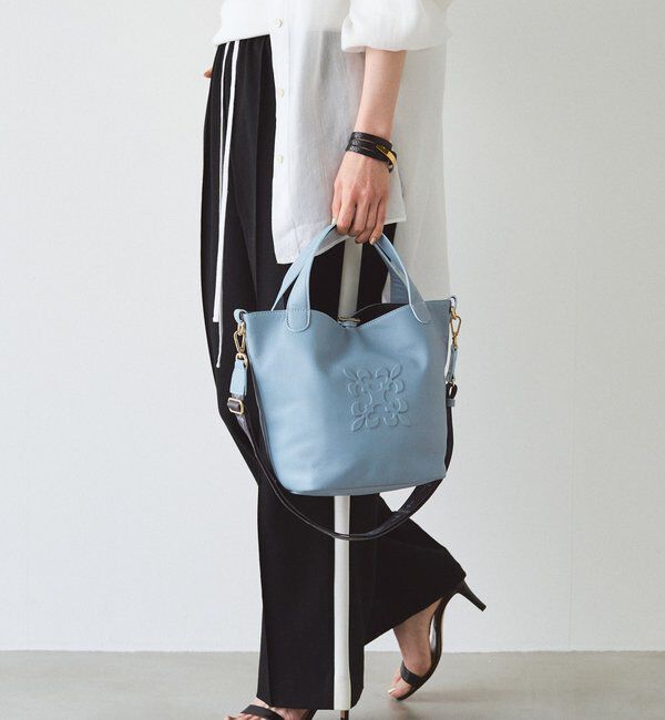  「エンボスモノグラム2WAYタウントートバッグ」|トートバッグ|