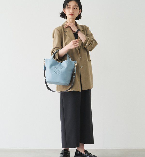  「エンボスモノグラム2WAYタウントートバッグ」|トートバッグ|