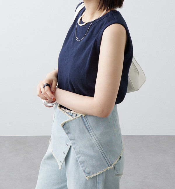  「テレコスリーブレスT」|キャミソール|