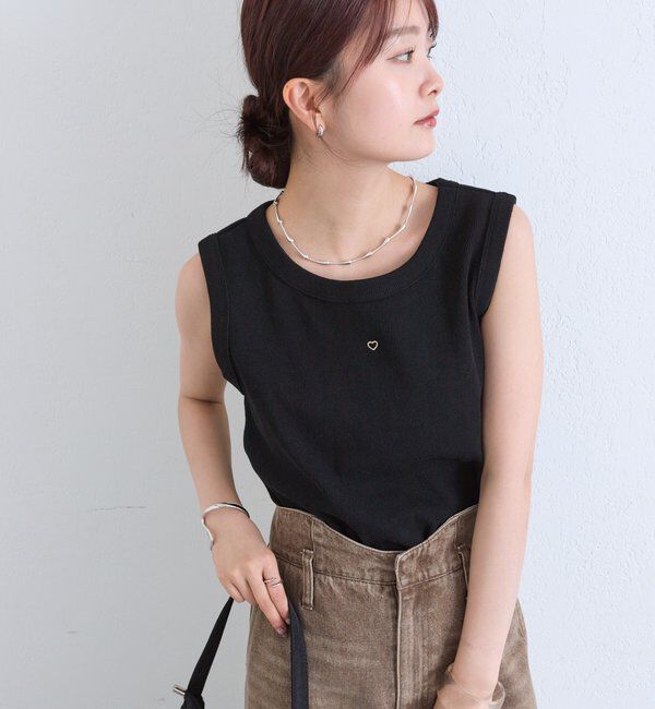  「テレコスリーブレスT」|キャミソール|