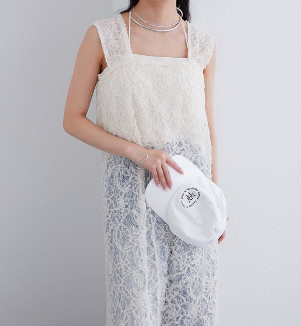  「レースタンクワンピース」|ワンピース|