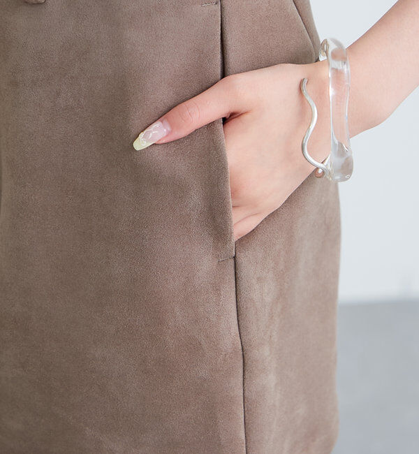  「フェイクスウェードショートパンツ」|チノ|