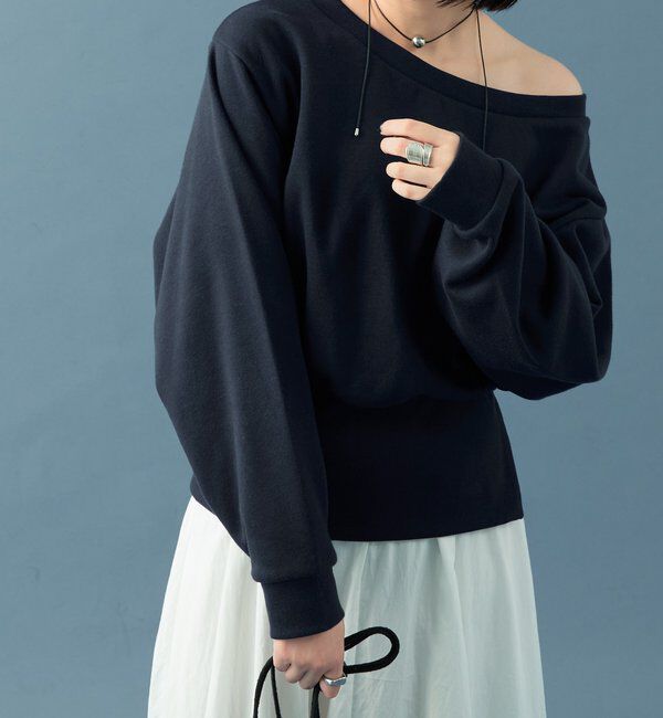  「オフショルスウェット」|Tシャツ・カットソー|