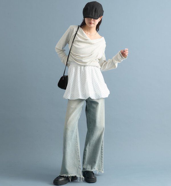  「オフショルロンT」|Tシャツ・カットソー|