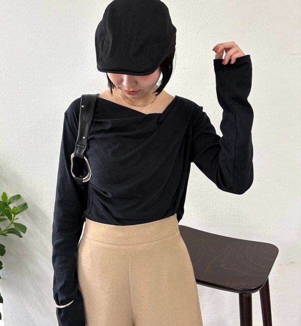  「オフショルロンT」|Tシャツ・カットソー|