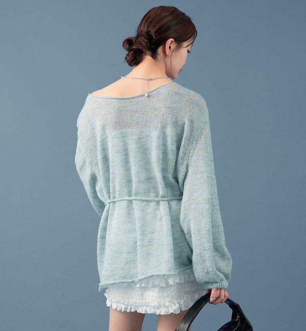  「MIXシアーボートニット」|ニット・セーター|