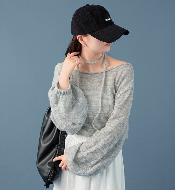  「MIXシアーボートニット」|ニット・セーター|