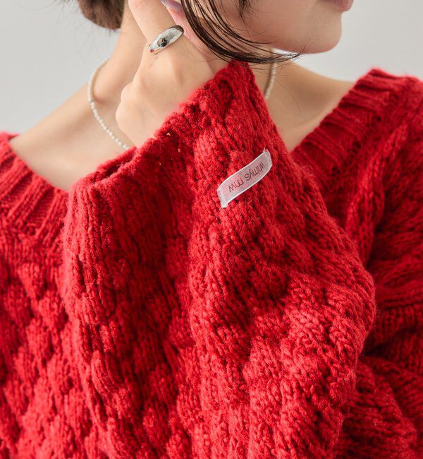  「ポコポコニットカーディガン」|カーディガン|