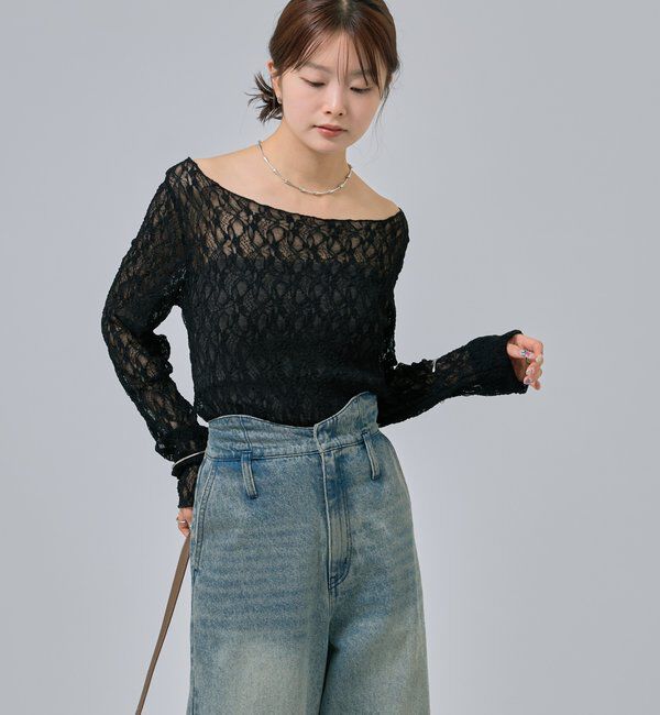  「レースプルオーバー」|Tシャツ・カットソー|