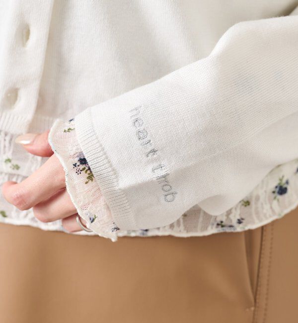  「チビボタン長袖カーディガン」|カーディガン|