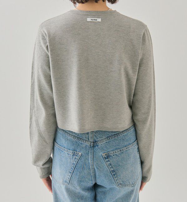  「チビボタン長袖カーディガン」|カーディガン|