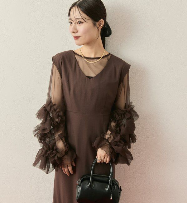  「【@____ri__125企画】ティアードフリルドレスSET」|ワンピース|