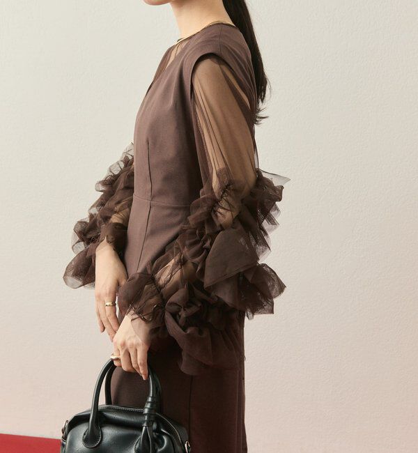  「【@____ri__125企画】ティアードフリルドレスSET」|ワンピース|