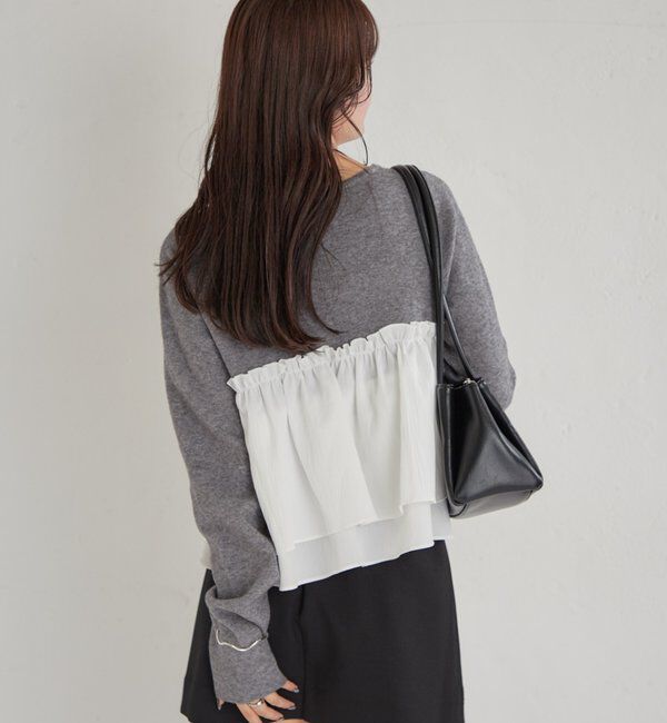  「ビスチェドッキングニット」|ニット・セーター|