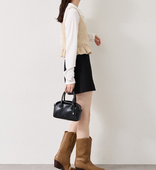  「メランジニットフリルビスチェ」|ニット・セーター|