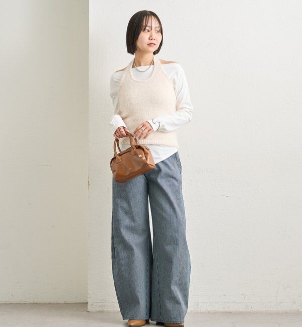  「ふわふわホルターニットビスチェ」|ニット・セーター|