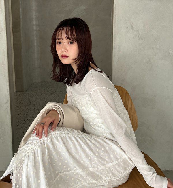  「【＠akane__11.1企画】ドロストフラワーキャミワンピース」|ワンピース|