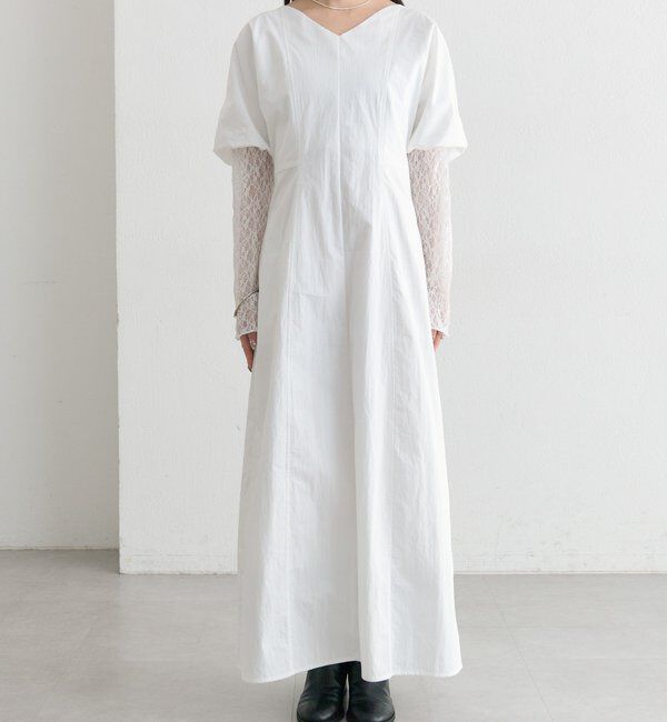  「パフレーススリーブワンピース」|ワンピース|