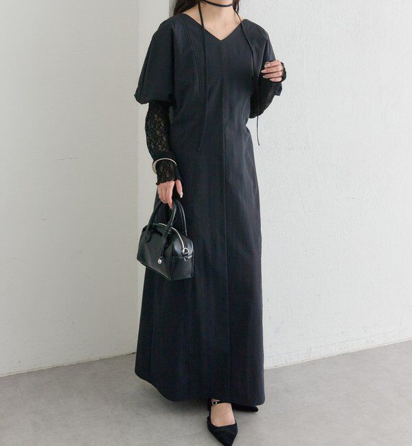  「パフレーススリーブワンピース」|ワンピース|