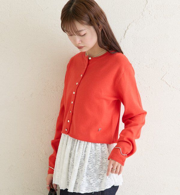  「デイリーショートカーディガン」|カーディガン|