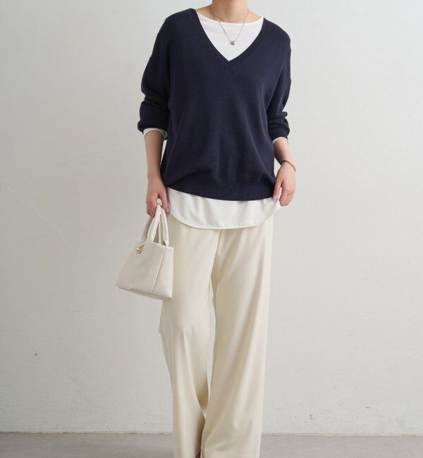  「ディープVニット」|ニット・セーター|