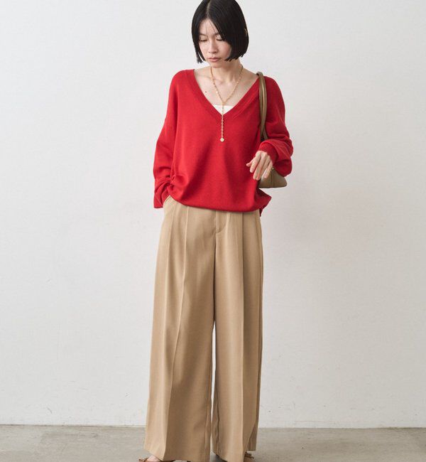  「ディープVニット」|ニット・セーター|