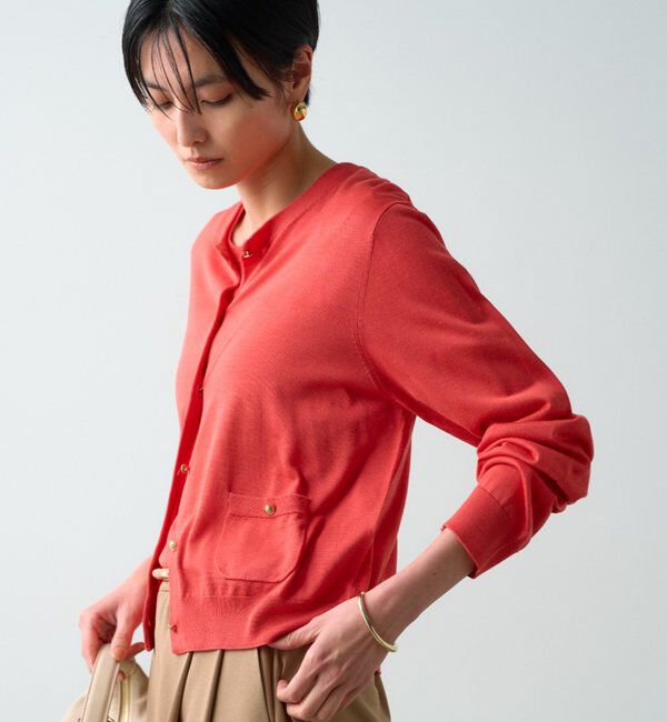  「シルクニットカーデ」|ニット・セーター|