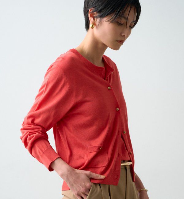  「シルクニットカーデ」|ニット・セーター|