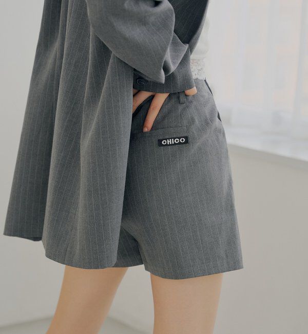  「フロントタックショートパンツ」|チノ|