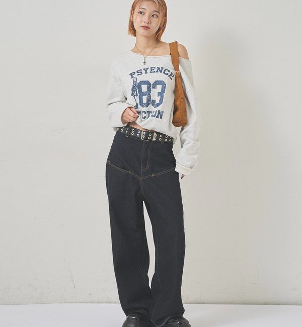  「エリオットナンバリングワンショルダースウェット」|Tシャツ・カットソー|