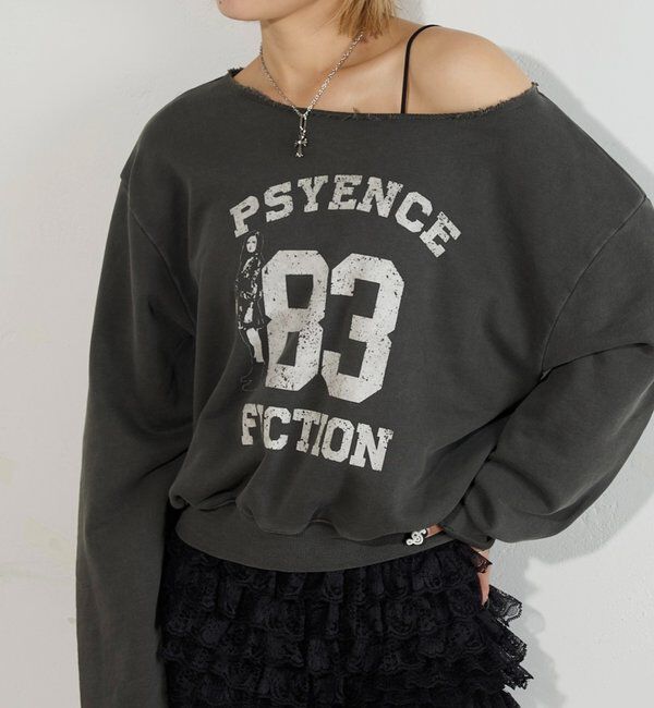  「エリオットナンバリングワンショルダースウェット」|Tシャツ・カットソー|