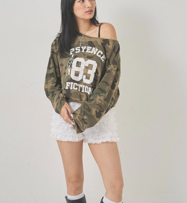  「エリオットナンバリングワンショルダースウェット」|Tシャツ・カットソー|