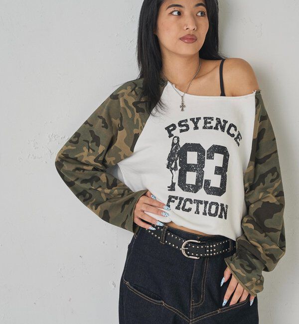  「エリオットナンバリングワンショルダースウェット」|Tシャツ・カットソー|