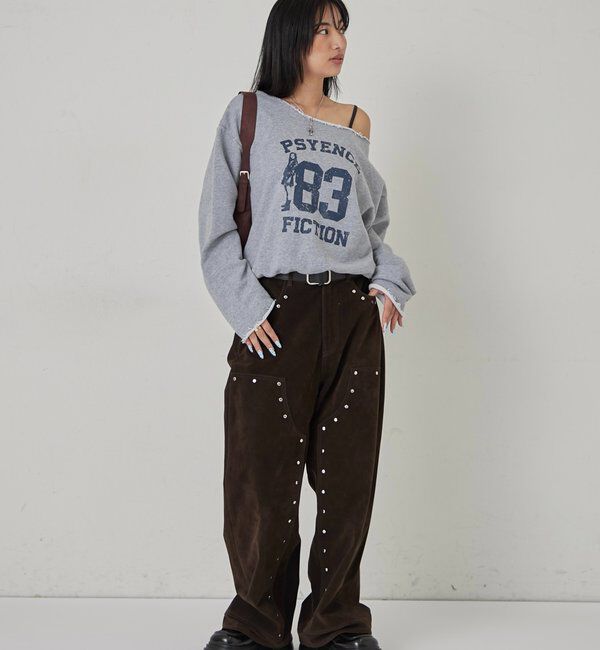  「エリオットナンバリングワンショルダースウェット」|Tシャツ・カットソー|