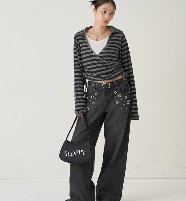  「アイレットローライズデニム」|デニム|