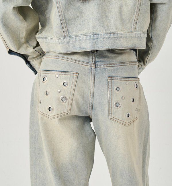  「アイレットローライズデニム」|デニム|