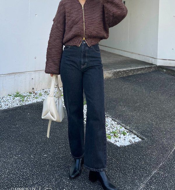  「【LE'MAGE&times;gemeilコラボ】スラブジップカーディガン」|カーディガン|