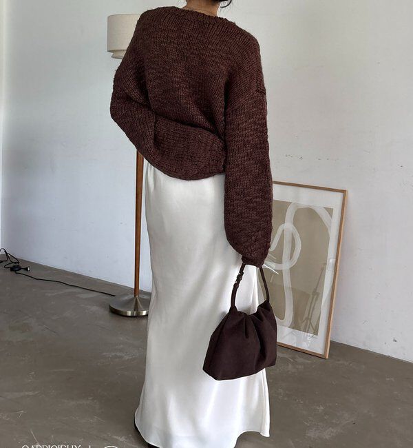  「【LE'MAGE&times;gemeilコラボ】スラブジップカーディガン」|カーディガン|